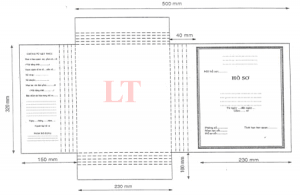 Bìa hồ sơ 3 tai - giấy duplex