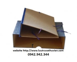 Hộp đựng hồ sơ tại chi cục văn thư lưu trữ